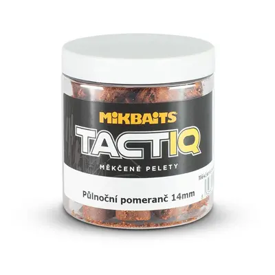 Mikbaits Měkčené pelety TactiQ Půlnoční pomeranč 250ml - 18mm,Mikbaits Měkčené pelety TactiQ Půl