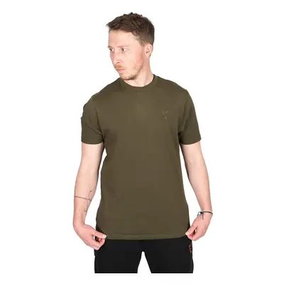 Fox Triko Khaki Head Logo T-Shirt