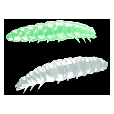 Libra Lures Larva Glow UV green - 4,5cm 8ks