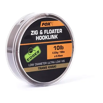 Fox Plovoucí vlasec Zig & Floater Hooklink Trans Khaki 100m,Fox Plovoucí vlasec Zig & Floater Ho