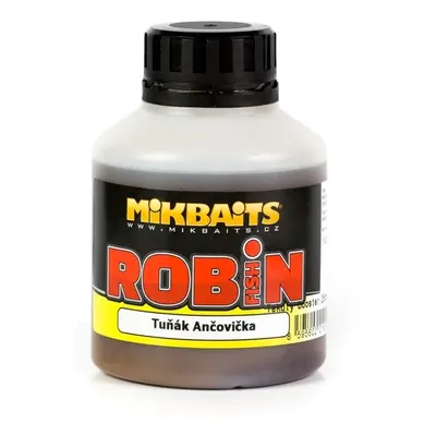 Mikbaits Booster Robin Fish 250ml - Tuňák & Ančovička