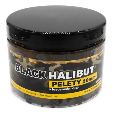 Chyť a pusť Pelety Black Halibut v lososovém proteinu 500ml,Chyť a pusť Pelety Black Halibut v l