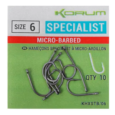 Korum Háčky Xpert Specialist Hooks 10ks,Korum Háčky Xpert Specialist Hooks 10ks