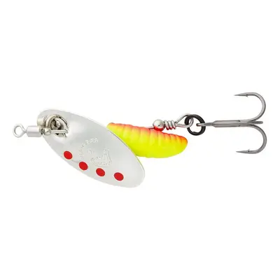 Savage Gear Třpytka Grub Spinners Silver Red Yellow