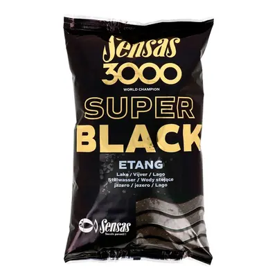 Sensas Krmítková směs Super Black 1kg - Etang - Jezero