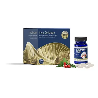 Inca Collagen Mořský kolagen sáčků + dárek Vitamín C