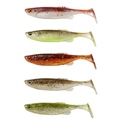 Savage Gear Gumová nástraha Fat Minnow T-Tail Clearwater Mix 5ks - 7,5cm 5g