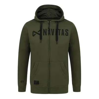 Navitas Rybářská Mikina Core Zip Hoody Green