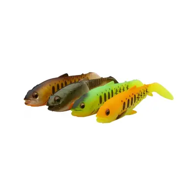 Savage Gear Gumová nástraha Craft Cannibal Paddletail Dark Water Mix 4pc