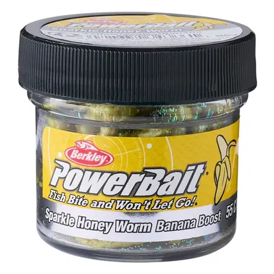 Berkley Nástraha PowerBait Honey Worm 2,5cm - Yellow