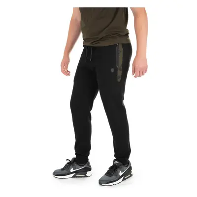 Fox Rybářské Tepláky Black/Camo Jogger