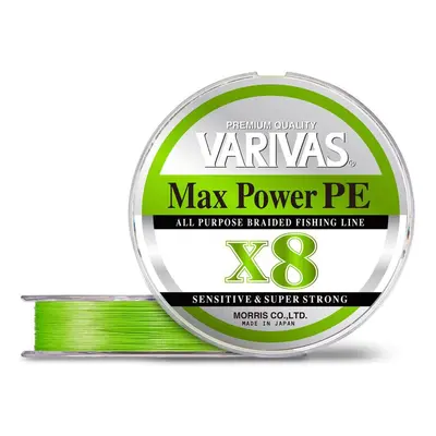 Varivas Šňůra Max Power PE X8 Lime Green 150m,Varivas Šňůra Max Power PE X8 Lime Green 150m