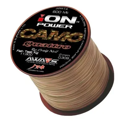 Awa-S Vlasec Ion Power Camo Quattro 600m - 0,25mm