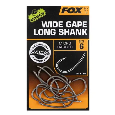 Fox Háčky Wide Gape Long Shank 10ks