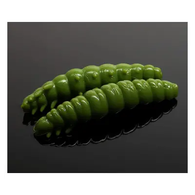 Libra Lures Larva Olive Green - 4,5cm 8ks,Libra Lures Larva Olive Green - 4,5cm 8ks