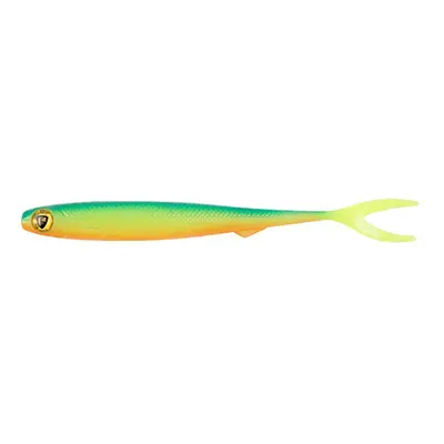 Fox Rage Gumová Nástraha Slick Finesse UV Blue Back Chartreuse