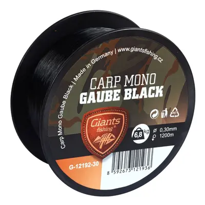 Giants Fishing Vlasec Carp Mono Gaube Black