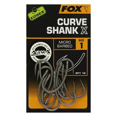 Fox Háčky Edges Curve Shank X Hooks 10ks