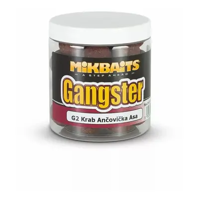 Mikbaits Rozpustné Boilies Gangster G2 Krab Ančovička Asa 250ml