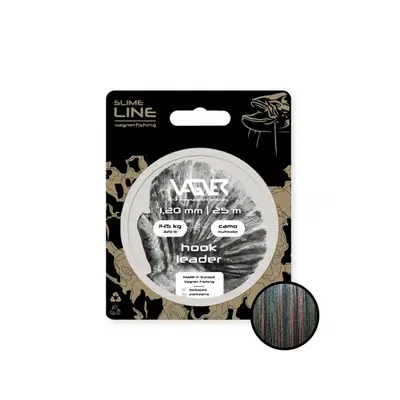 Vagner Návazcová šňůra Hook Leader Camo Multicolor 25m - 1,2mm