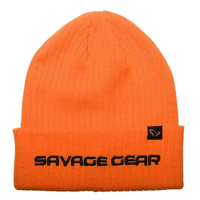 Savage Gear Zimní čepice Fold-up Beanie One Size Sun Orange