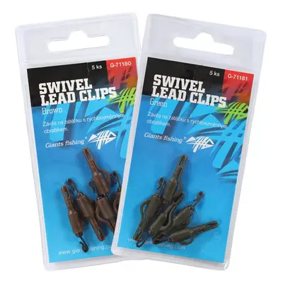 Giants Fishing Závěs na boční olovo Swivel Lead Clips 5ks