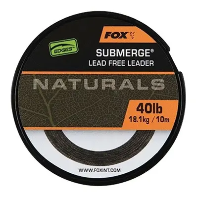 Fox Šňůra Bez Olověného Jádra Naturals Leader m - 40lb