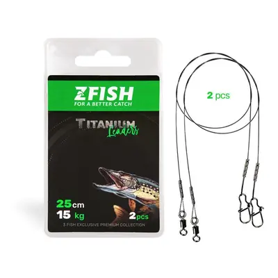 Zfish Lanko Titanium Leader 2ks - 20cm/12kg