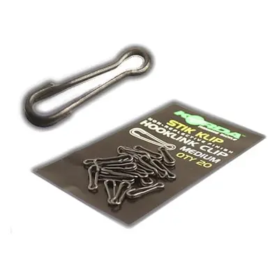 Korda Rychlovýměnná karabinka Stik Clip 20ks - medium,Korda Rychlovýměnná karabinka Stik Clip 20