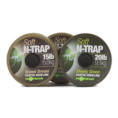 Korda Šňůrka N-Trap Soft 20m - 30lb Weedy Green,Korda Šňůrka N-Trap Soft 20m - 30lb Weedy Green