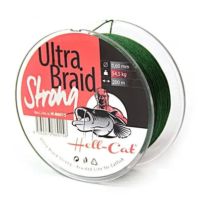 Hell-Cat Splétaná šňůra Ultra Braid Strong - 0,60mm 200m,Hell-Cat Splétaná šňůra Ultra Braid Str