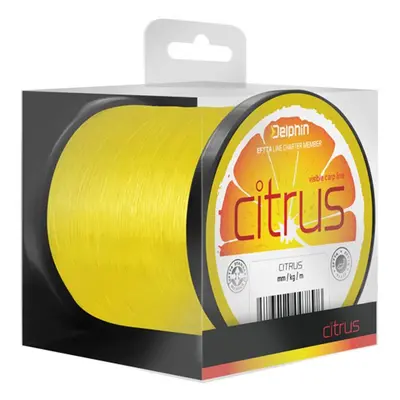 Delphin Vlasec Citrus žlutý - 0,25mm 11lbs 1200m