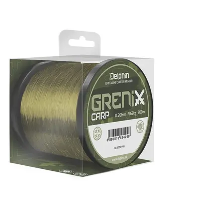 Delphin Vlasec Grenix Carp zelená - 0,261mm 4,68kg 500m