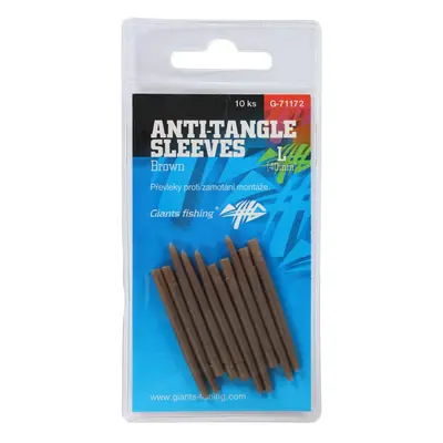 Giants Fishing Převleky proti zamotání Anti-Tangle Sleeves Brown 10ks