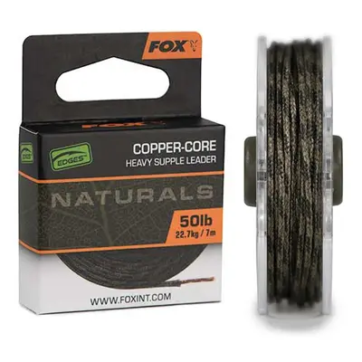 Fox Návazcová šňůra Edges Naturals Copper-Core 50lb 7m,Fox Návazcová šňůra Edges Naturals Copper