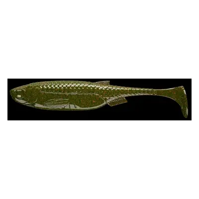 Libra Lures Gumová nástraha Kraken Shad 2″ 10ks - Motor Oil Green