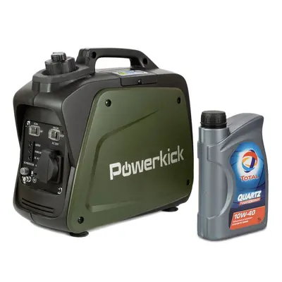 Powerkick Elektrocentrála Generator +1l oleje Zdarma!