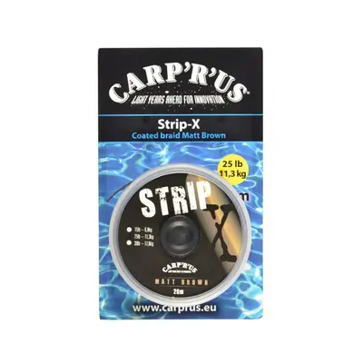 Carp ´R´ Us Potahovaná šňůrka Strip-X Matt Brown 20m - 45lb,Carp ´R´ Us Potahovaná šňůrka Strip-