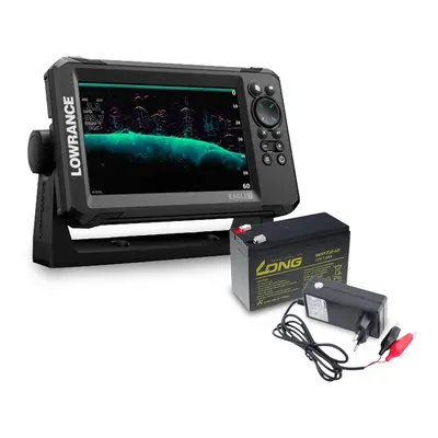 Lowrance Echolot Eagle se sondou TripleShot HD + baterie + nabíječka ZDARMA