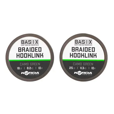 Korda Šňůra Basix Braided Hooklink 10m - 18lb,Korda Šňůra Basix Braided Hooklink 10m - 18lb