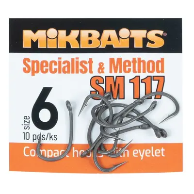 Mikbaits Háčky Specialist & Method SM 10ks,Mikbaits Háčky Specialist & Method SM 10ks