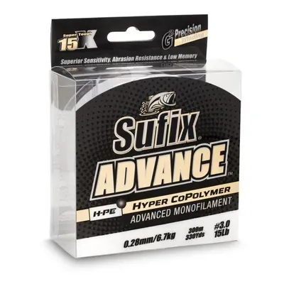 Sufix Vlasec Advance 300m čirý - 0,18mm / 3,4kg