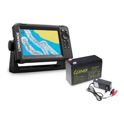 Lowrance Echolot Eagle se sondou Splitshot HD + baterie + nabíječka ZDARMA