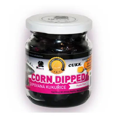 LK Baits Dipovaná kukuřice 220ml - Purple Plum