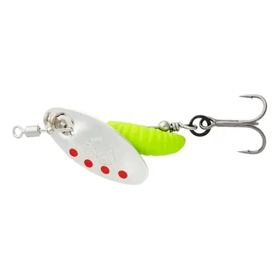 Savage Gear Třpytka Grub Spinners Silver Red Lime