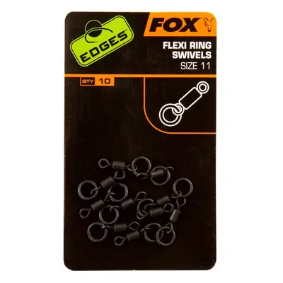 Fox Obratlíky s kroužkem Edges Flexi Ring Swivel 10ks