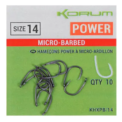 Korum Háčky Xpert Power Hooks 10ks,Korum Háčky Xpert Power Hooks 10ks