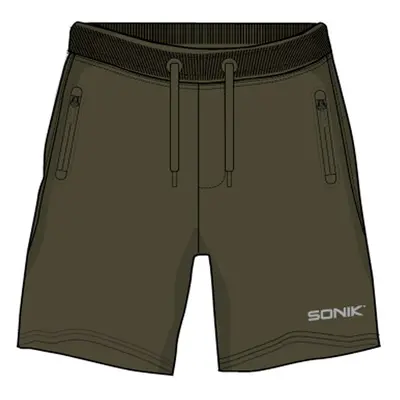 Sonik Kraťasy Green Fleece Shorts