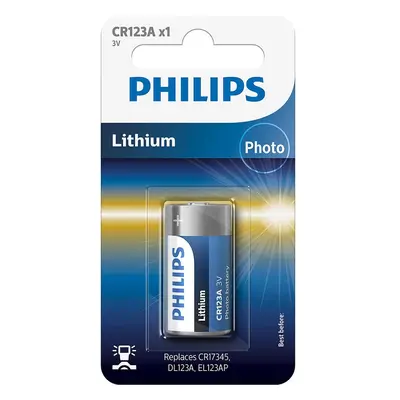 Philips Baterie CR123A 1ks,Philips Baterie CR123A 1ks