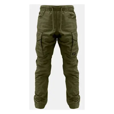 KUMU Lehké kalhoty Utility Cargos Khaki,KUMU Lehké kalhoty Utility Cargos Khaki